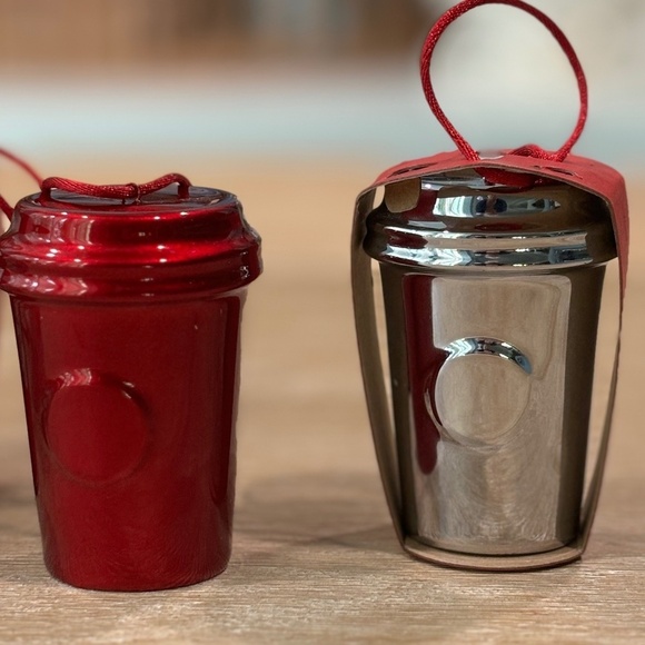 Starbucks Coffee Cup Christmas Ornament 4 Piece Collection, Collectible Series - Picture 5 of 8